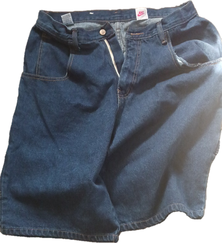 Sz 34 Nike Shorts Patched