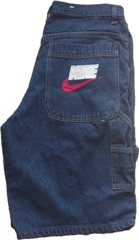 Sz 34 Nike Shorts Patched
