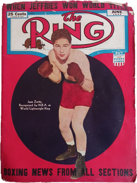 Vintage "the Ring" Boxing June 1944
