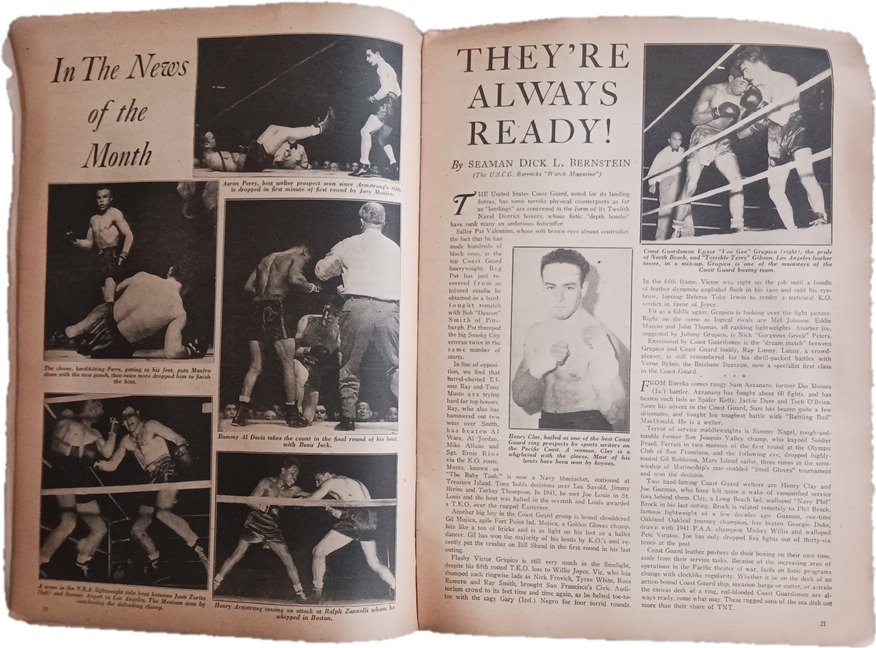 Vintage "the Ring" Boxing June 1944