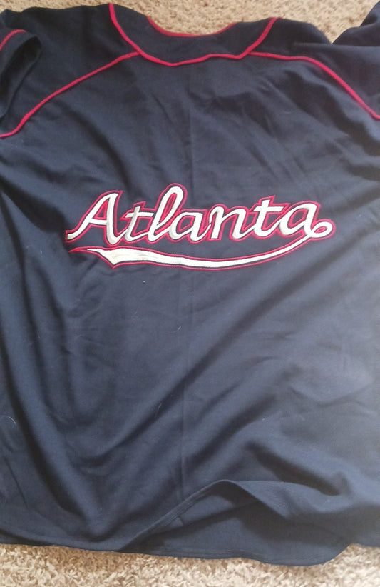 ATL Team Baseball Jersey Size L